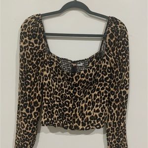 Reformation Cheetah Top